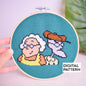 Courage the Cowardly Dog Cross Stitch -Digital Pattern For Instant Download
