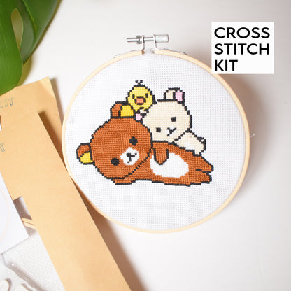 Rilakkuma Beginner Cross Stitch Kit