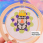 Katamari Cross Stith Pattern Katamari Embroidery Pattern, King of all Cosmos PDF digital download