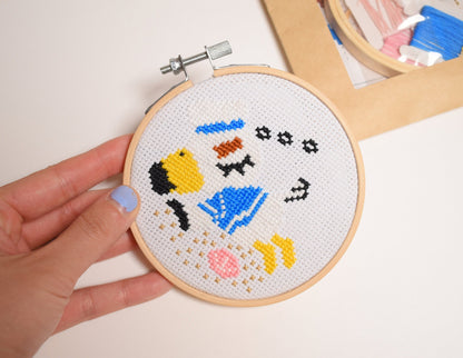 Animal Crossing Gulliver Cross Stitch Digital Pattern, ACNH Stitch Pattern Instant Download, ACNH embroidery pattern,