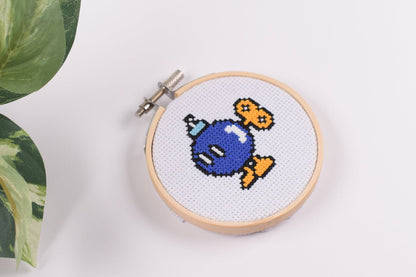 Bob-omb Mini Cross Stitch Kit