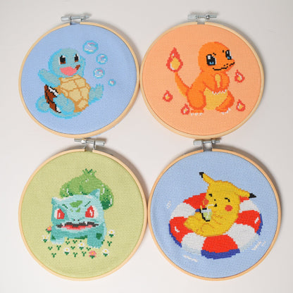 Bulbasaur Pokemon Cross Stitch Digital Pattern, Pokemon Embroidery Pattern, Bulbasaur PDF instant Download Only
