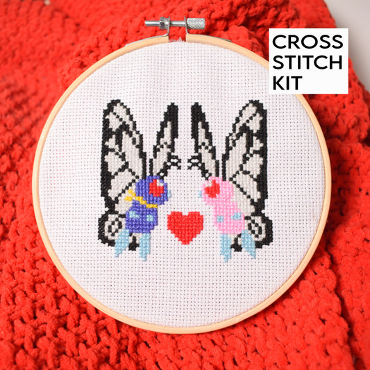 Butterfree Pokemon Cross Stitch Kit