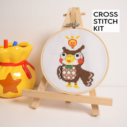 Animal Crossing Blathers Cross Stitch DIY Kit