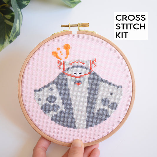 Splatoon Big Man DIY Cross Stitch Kit