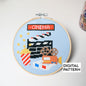 Movie Cross Stitch Digital Pattern for Instant Download (6inch size pattern)