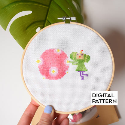 Katamari Damacy Prince Cross Stitch Pattern, Katamari embroidery pattern, Katamari gifts PDF