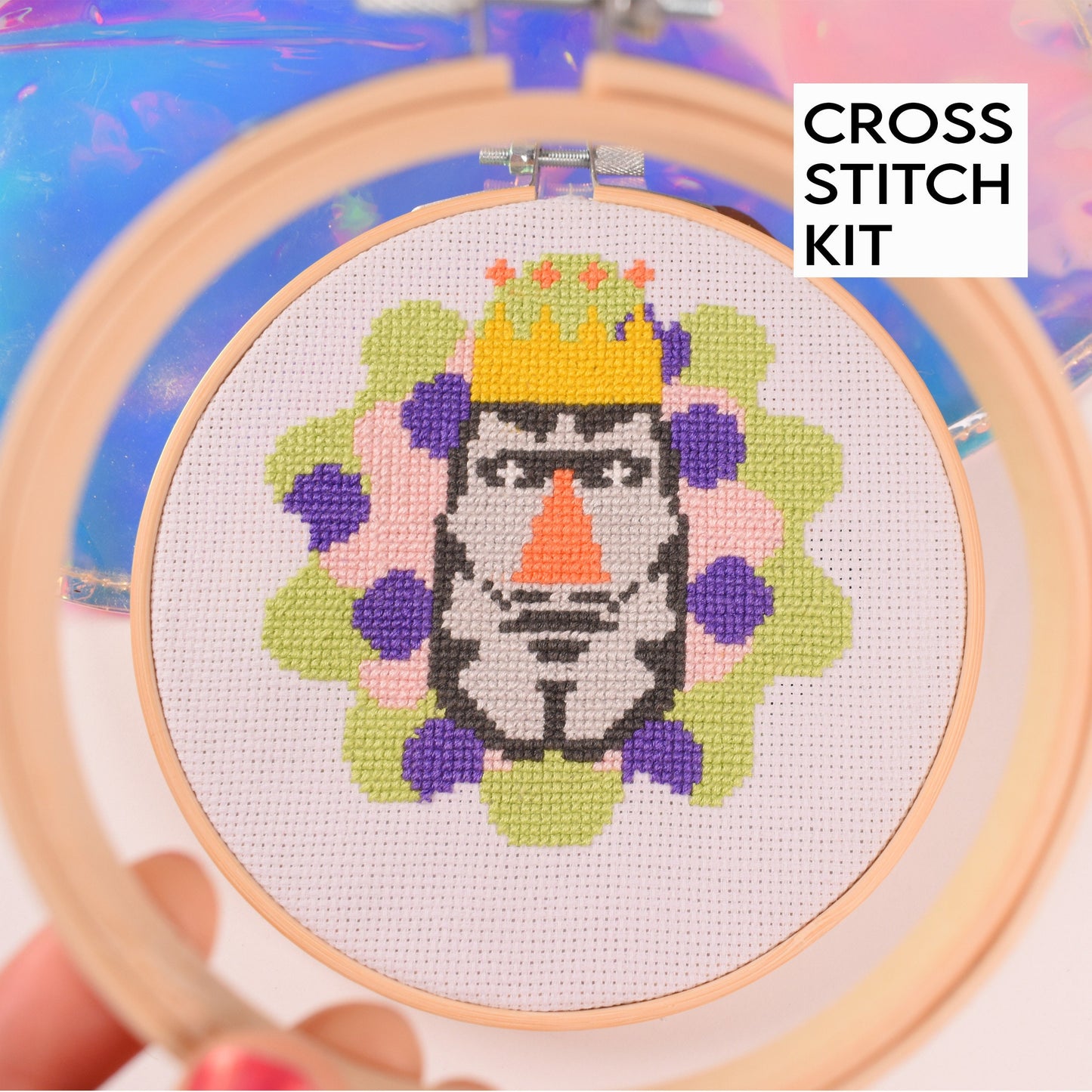 Katamari Damacy King of All Cosmos Beginner Cross Stitch Kit