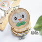 Pokemon Rowlet Cross Stitch Pattern, Rowlet Embroidery Digital Pattern, Pokemon Easy Cute Pattern Instant download
