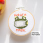 Raddle Animal Crossing Cross Stitch Pattern Digital Download, ACNH Villagers Frog Raddle PDF for Download, ACNH craft