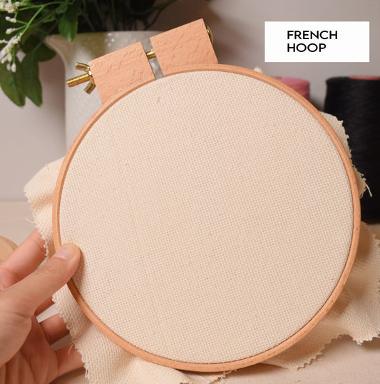 Wooden Quilt Hoop, Beechwood Embroidery French Hoop (7",8"), High Quality Wide Embroidery Needlepoint Supply, DIY craft needlepoint supply