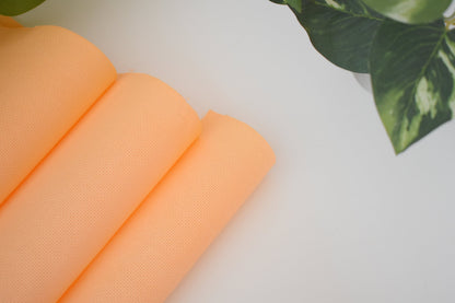 14 count Orange Aida Cloth, Hand dyed Cross Stitch Fabric, 14CT orange embroidery fabric
