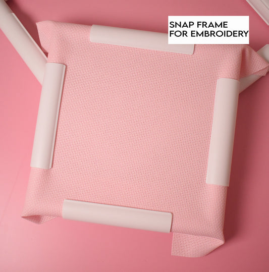 Plastic Snap Embroidery Frame, Square Cross Stitch Snap Frame for needlepoint works, Sturdy Hand Quilting Frame, 8"11"17" sewing frame,