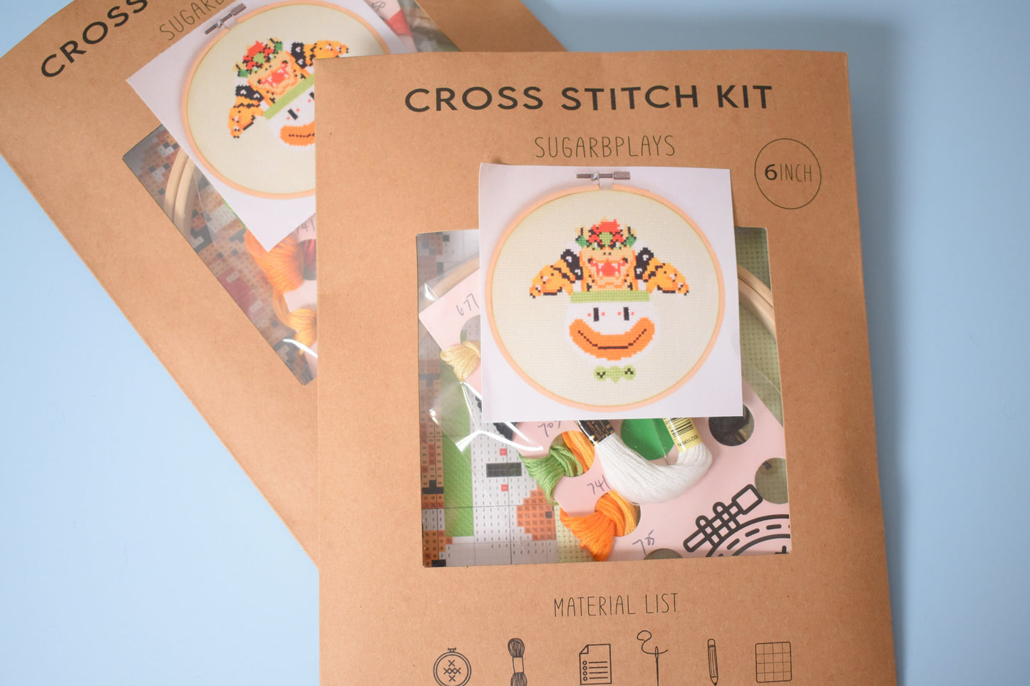 Bowser Cross Stitch Kit