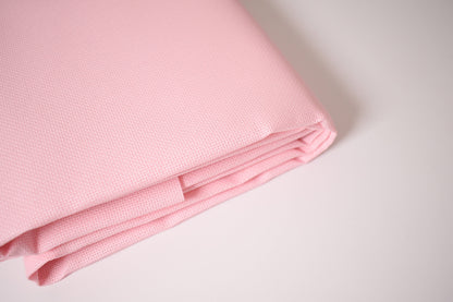 14 Count Pink Aida Cloth, Blush Color Stitch Fabric, Light Pink Color Aida Cloth, Pink Cotton Embroidery Fabric