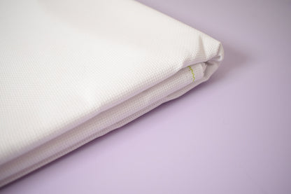 18ct White Aida Cloth, 18 count White Color Stitch Fabric, White cotton aida fabric, fabric by yard