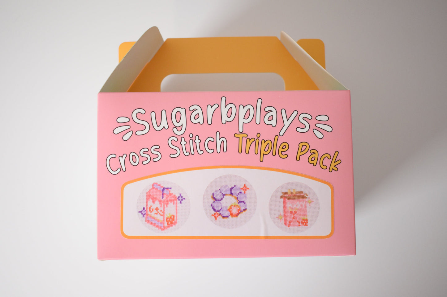 Strawberry Pink Triple Cross Stitch Pack