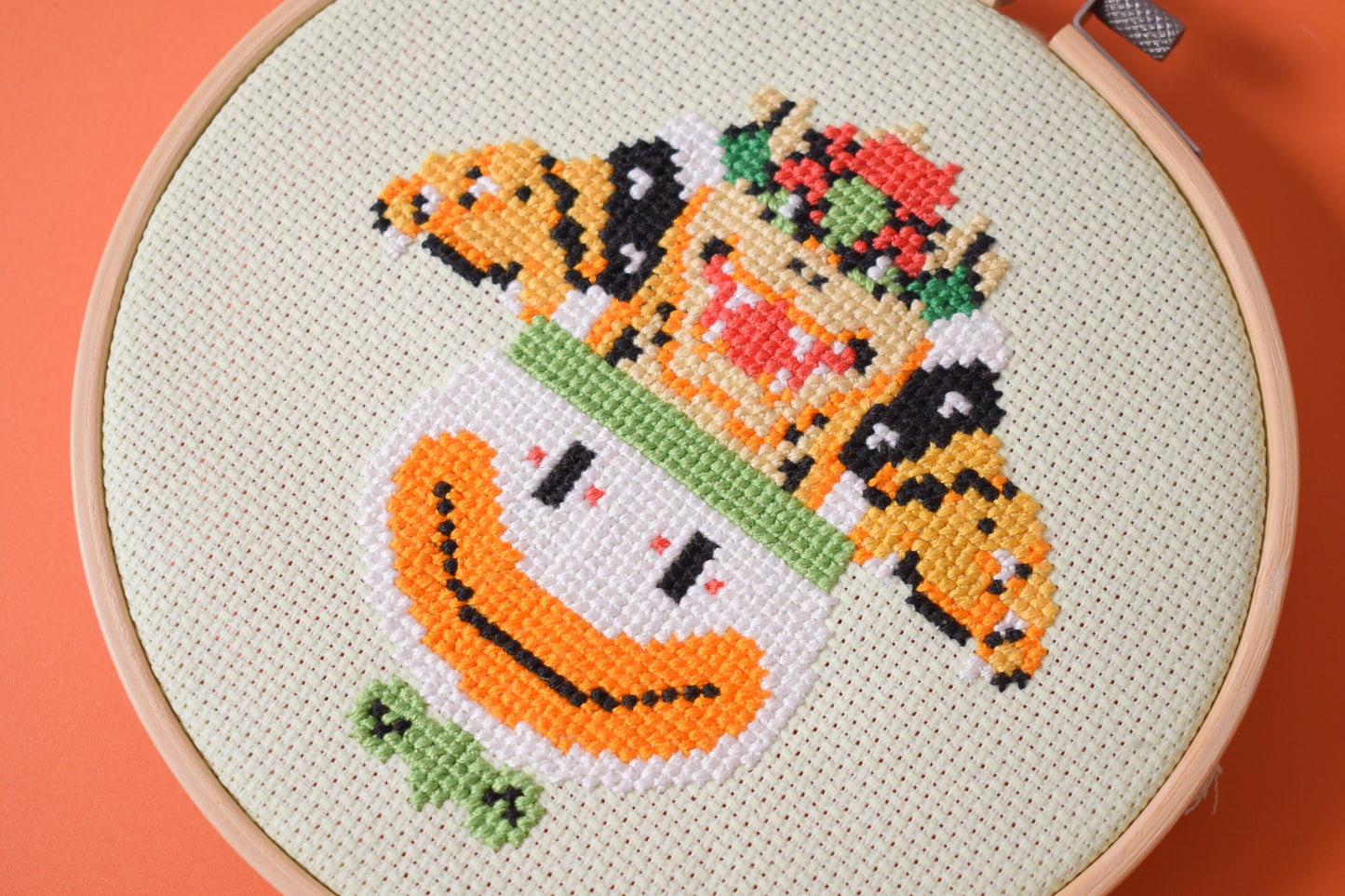 Bowser Cross Stitch Kit