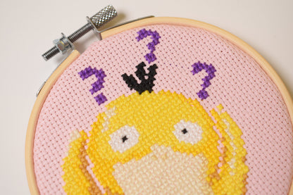 Pokemon Psyduck Cross Stitch Pattern, Psyduck Pattern digital download, Pokémon Embroidery Pattern, Pokémon gifts
