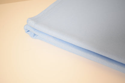 14 Count Blue Aida Cloth, Light blue, Sky blue, Baby Blue, Pastel Blue, Lugana blue Cross Stitch Fabric, cotton aida fabric by yard in blue