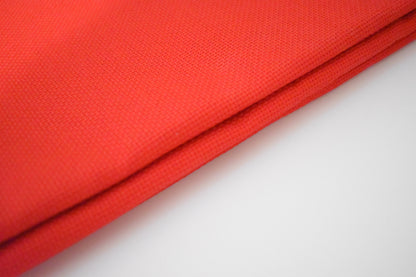 14 Count Red Aida Cloth, Scarlet Red Cross Stitch Fabric,14ct Cotton Red Aida Fabric