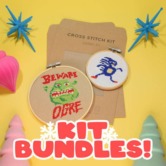 Holiday Bundles - Shrek and Sanic Cross Stitch Kits