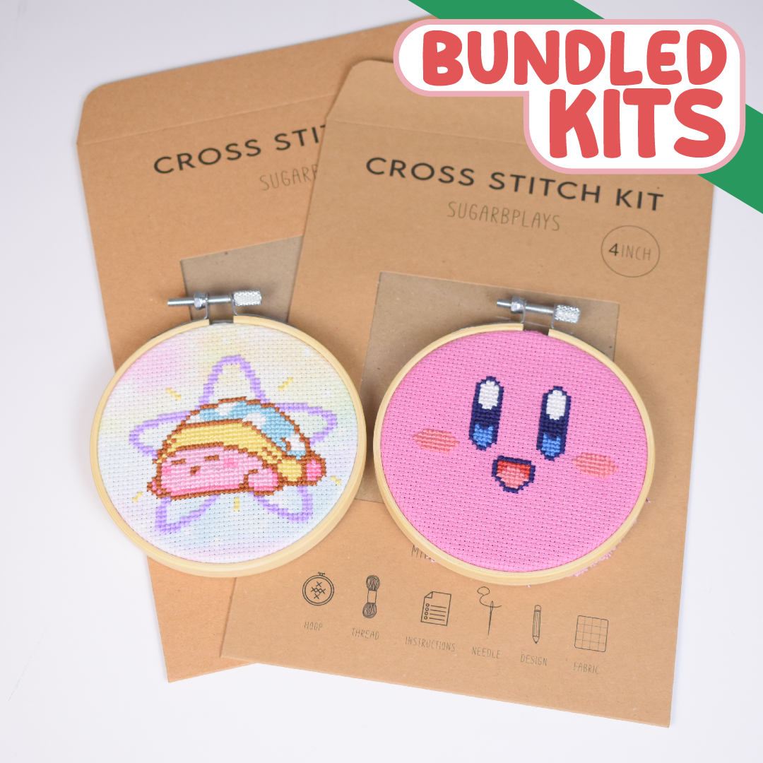 Sleeping Kirby and Kirby Face - Kit Bundle